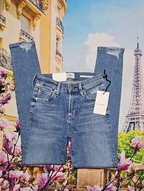 Citizens of Humanity Distressed Skinny Jeans Size 23 New
